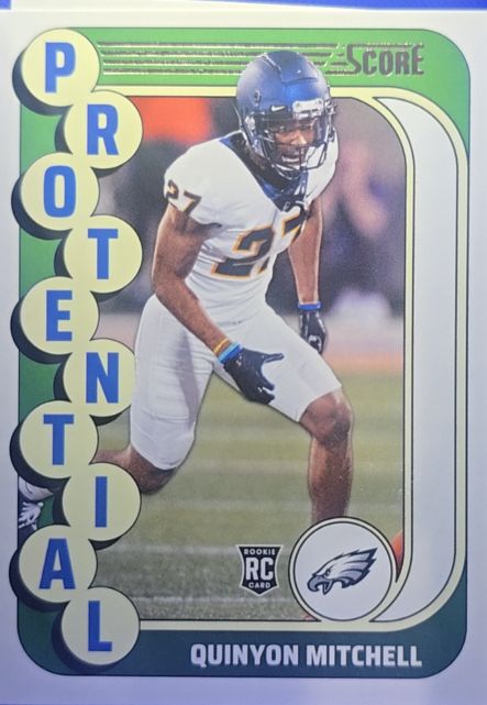 2024 Panini Score Protential #20 Quinyon Mitchell — front