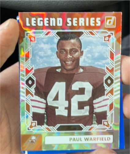 2025 Panini Donruss Legend Series #TLS-PWA Paul Warfield — front