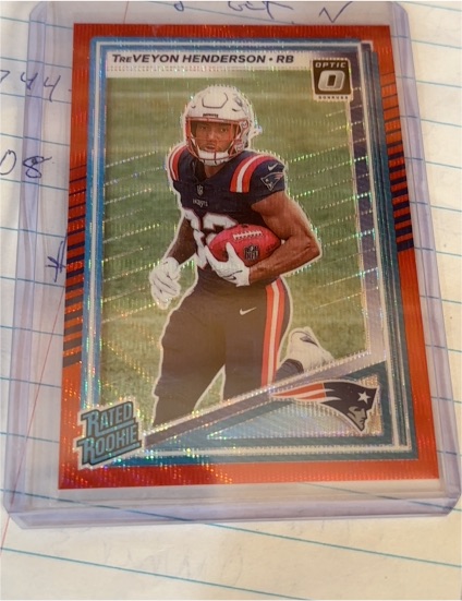 2025 Panini Donruss Optic #332 TreVeyon Henderson — front