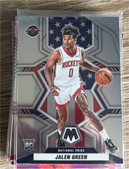 2021-22 Panini Mosaic National Pride #259 Jalen Green — front