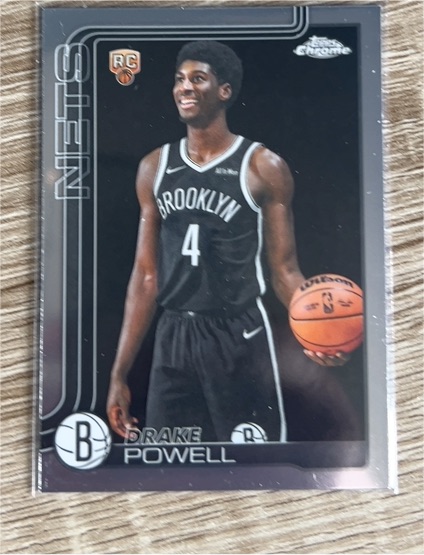2025-26 Topps Chrome #272 Drake Powell — front