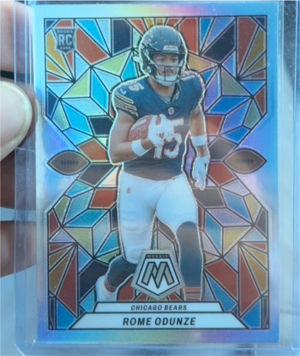 2024 Panini Mosaic Stained Glass #SG-15 Rome Odunze — front