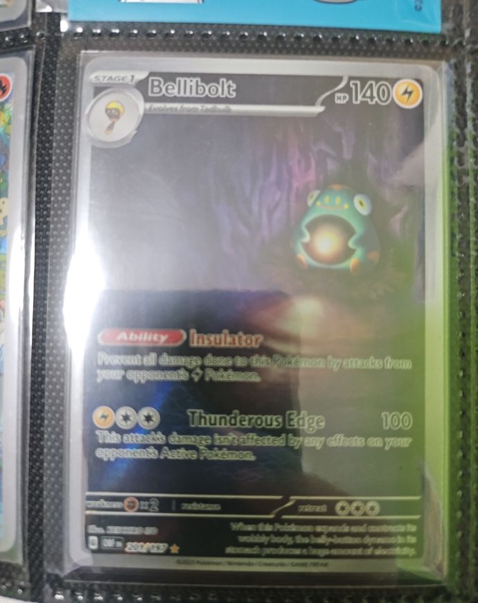 2023 Pokémon SV03 #201 Bellibolt Obsidian Flames Illustration Rare — front