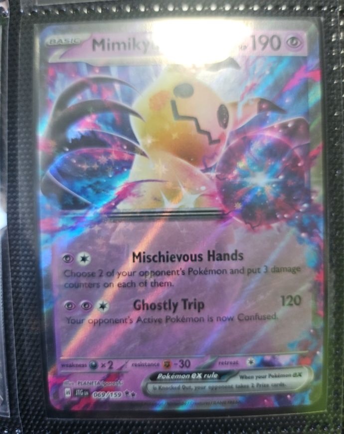 2022 Pokémon SV09 Journey Together #069 Mimikyu EX — front