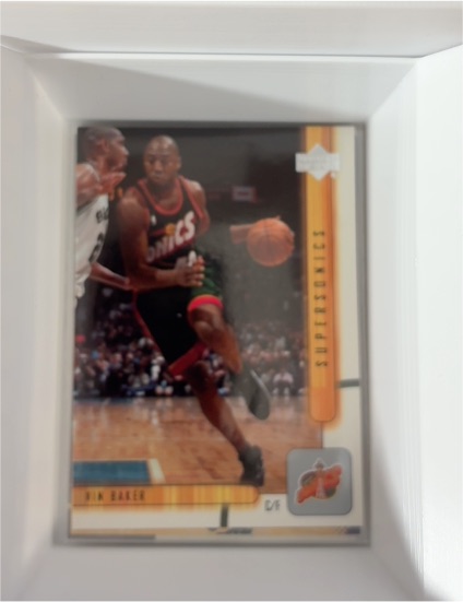 1997 Upper Deck Arby's Seattle Supersonics #RB4 Vin Baker — front