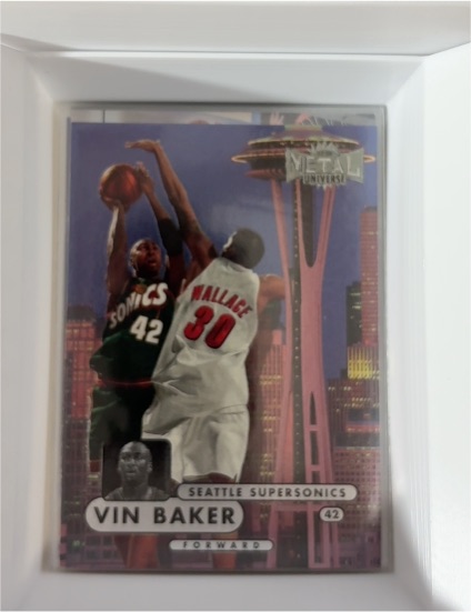1997-98 Skybox Metal Universe Championship #6 Vin Baker — front