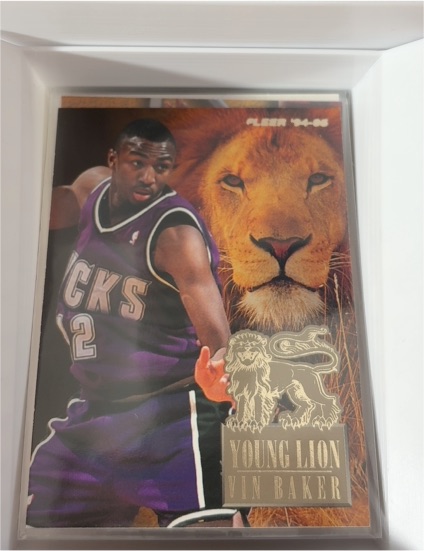 1994-95 Fleer Young Lion #1 Vin Baker — front