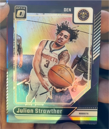 2024-25 Donruss Optic #29 Julian Strawther — front