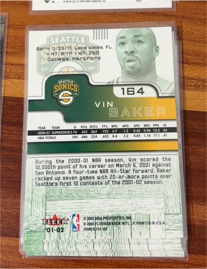 2001 Fleer #164 Vin Baker — front