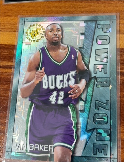 1995-96 Topps Stadium Club Power Zone #PZ12 Vin Baker — front