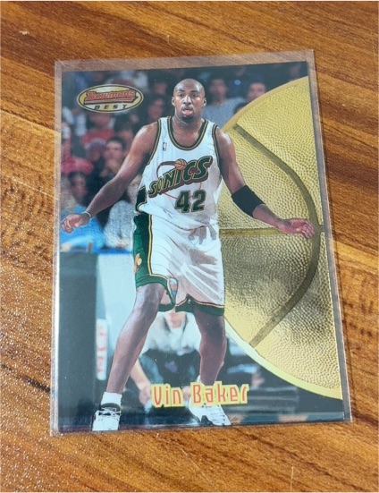 1997-98 Bowman's Best #35 Vin Baker — front