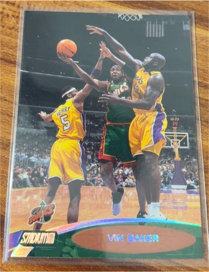 1999-00 Stadium Club #106 Vin Baker Seattle SuperSonics — front