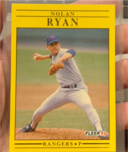 1991 Fleer #302 Nolan Ryan — front