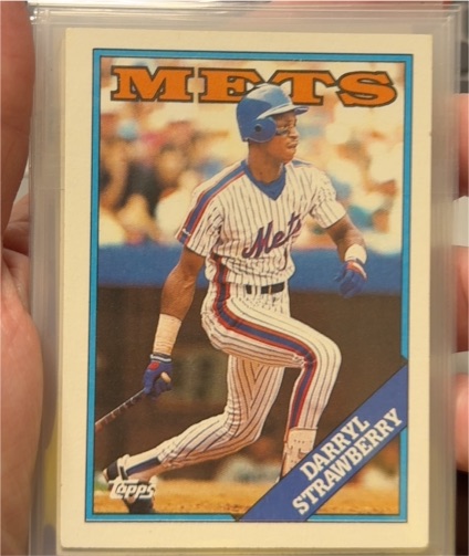 1988 Topps #710 Darryl Strawberry — front