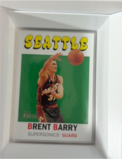 2000-01 Topps Heritage #129 Brent Barry — front