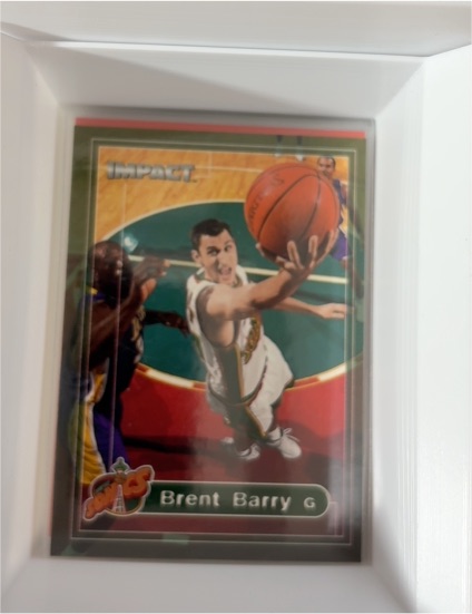 1999-00 SkyBox Impact #86 Brent Barry — front