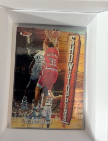 1997-98 Topps Finest Showstoppers #184 Brent Barry — front