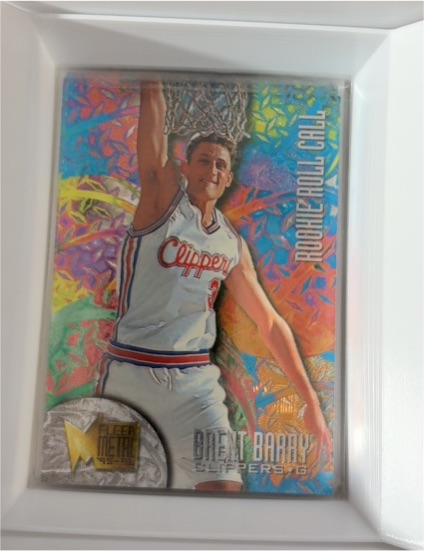 1995-96 Fleer Metal Rookie Roll Call #R-1 Brent Barry — front