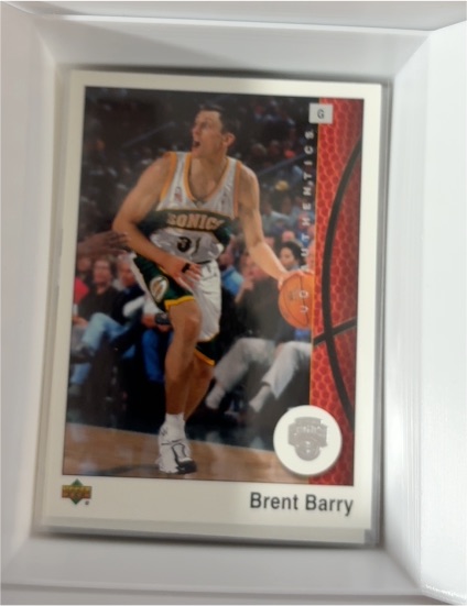 2002-03 Upper Deck Authentics #81 Brent Barry — front