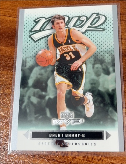 2003-04 Upper Deck MVP Silver #172 Brent Barry — front