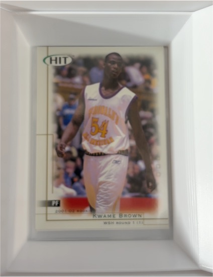 2001-02 SAGE Hit #1 Kwame Brown Rookie — front