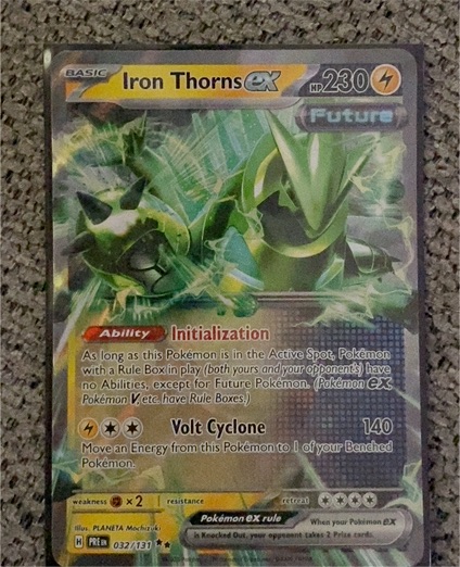 2024 Pokémon #32 Iron Thorns — front