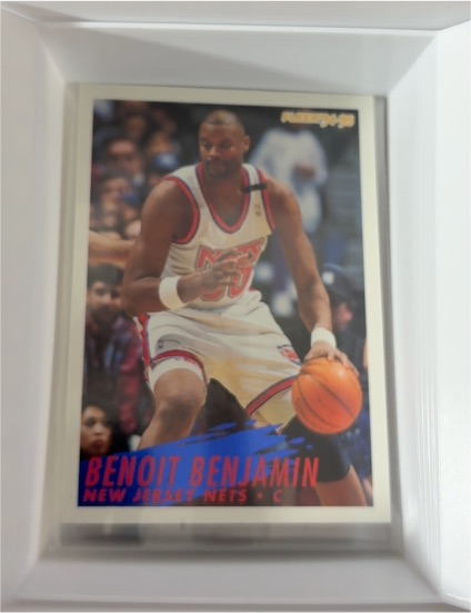 1994-95 Fleer #140 Benoit Benjamin New Jersey Nets — front
