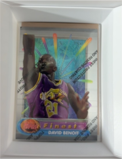 1994-95 Topps Finest #85 David Benoit — front