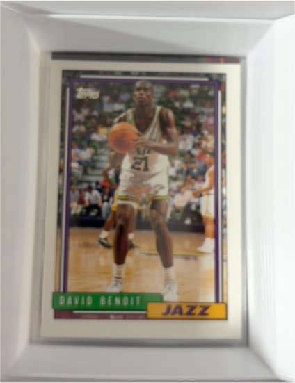 1992-93 Topps #49 David Benoit — front