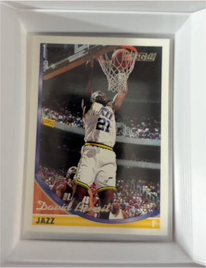 1993-94 Topps Gold #51 David Benoit Utah Jazz — front