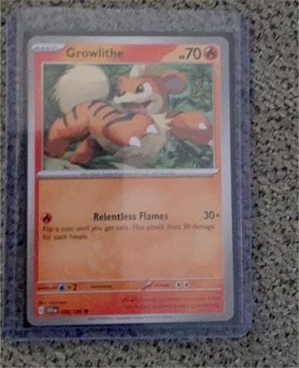 2022 Pokémon Scarlet & Violet #30 Growlithe — front