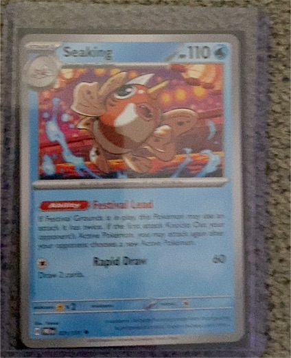 2021 Pokémon SV: Prismatic Evolutions #021 Seaking — front
