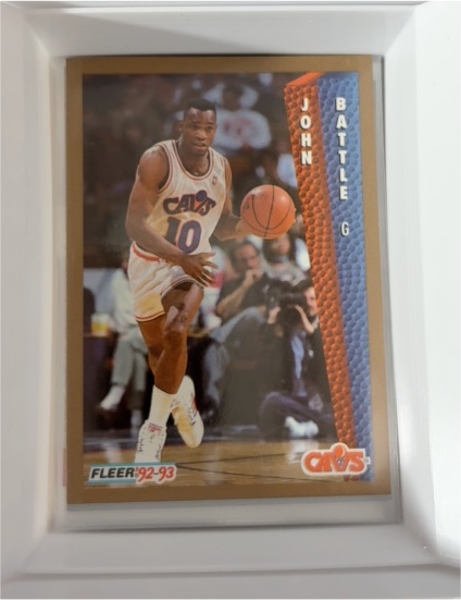 1992-93 Fleer #38 John Battle — front