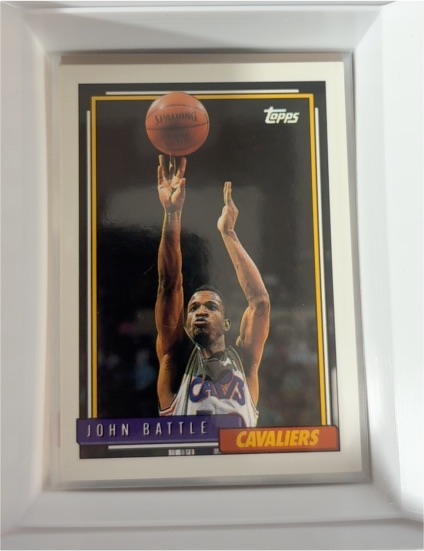 1992-93 Topps #275 John Battle Cleveland Cavaliers — front