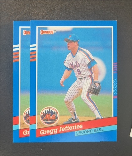 1991 Donruss #79b Gregg Jefferies New York Mets — front