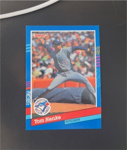 1991 Donruss #205 Tom Henke — front