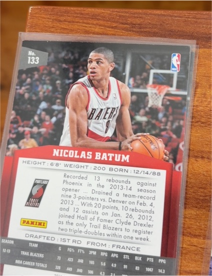 2010-11 Panini #133 Nicolas Batum — front