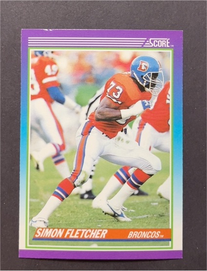 1990 Score #173 Simon Fletcher — front
