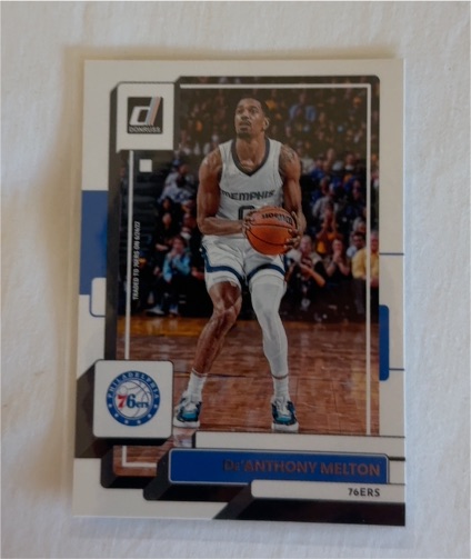 2022-23 Panini Donruss #22 De'Anthony Melton Philadelphia 76ers — front