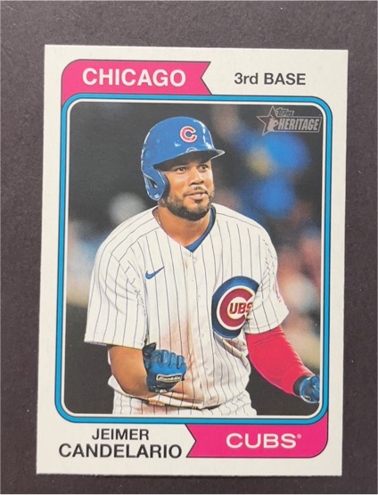 2023 Topps Heritage High Number #611 Jeimer Candelario — front