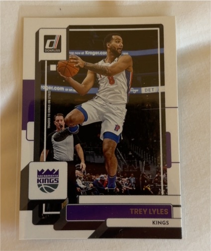2022-23 Donruss #182 Trey Lyles Sacramento Kings — front