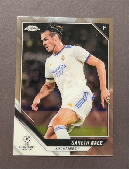 2021-22 Topps Chrome UEFA Champions League #28 Gareth Bale — front