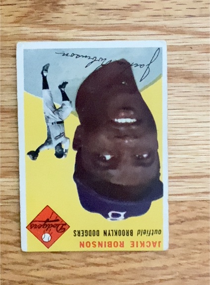 1954 Topps #10 Jackie Robinson — front