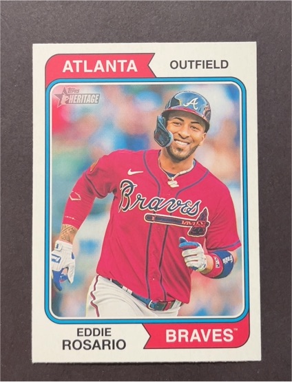 2023 Topps Heritage #506 Eddie Rosario — front
