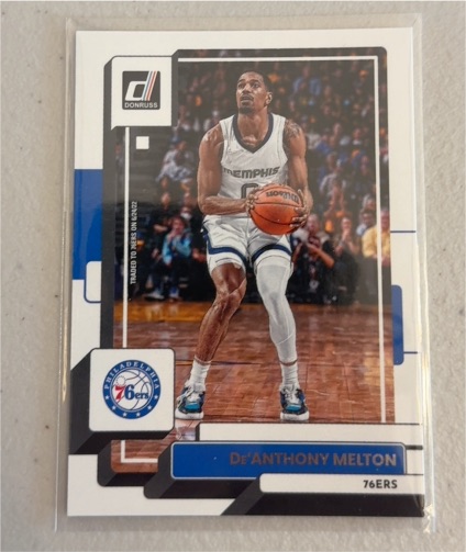 2022-23 Donruss #22 De'Anthony Melton Philadelphia 76ers — front