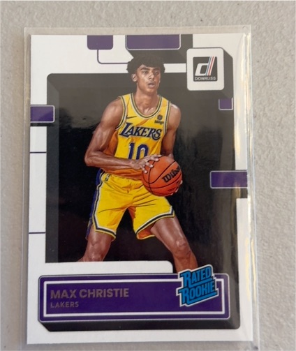 2022-23 Donruss #234 Max Christie — front