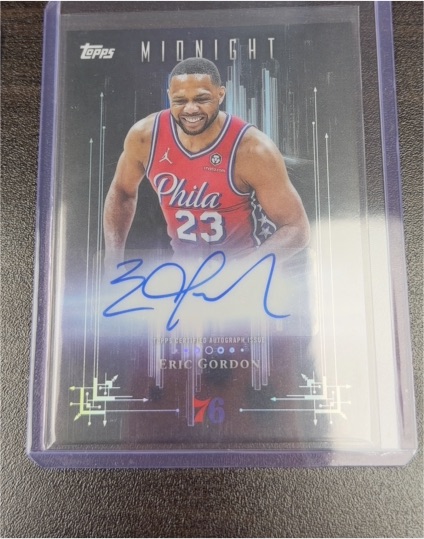 2025 Topps Midnight #DM-EG Eric Gordon Dark Marks Signatures — front
