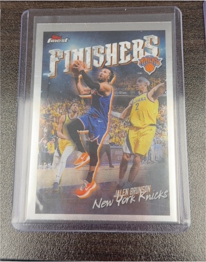 2025-26 Topps Finest #FI-6 Jalen Brunson Finishers — front