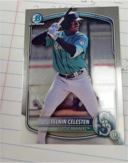 2025 Bowman Draft Chrome #BDC-103 Felnin Celesten — front