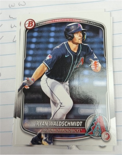 2025 Bowman Draft #BD-41 Ryan Waldschmidt — front